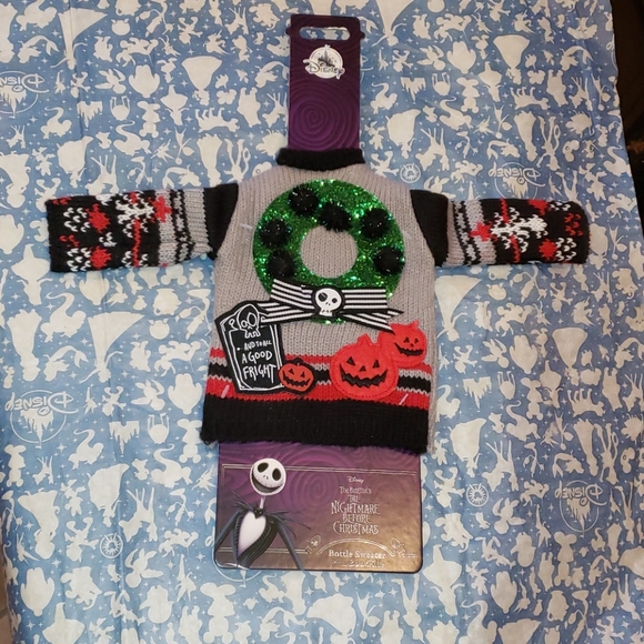 Disney Other - JACK SKELLINGTON BOTTLE SWEATER